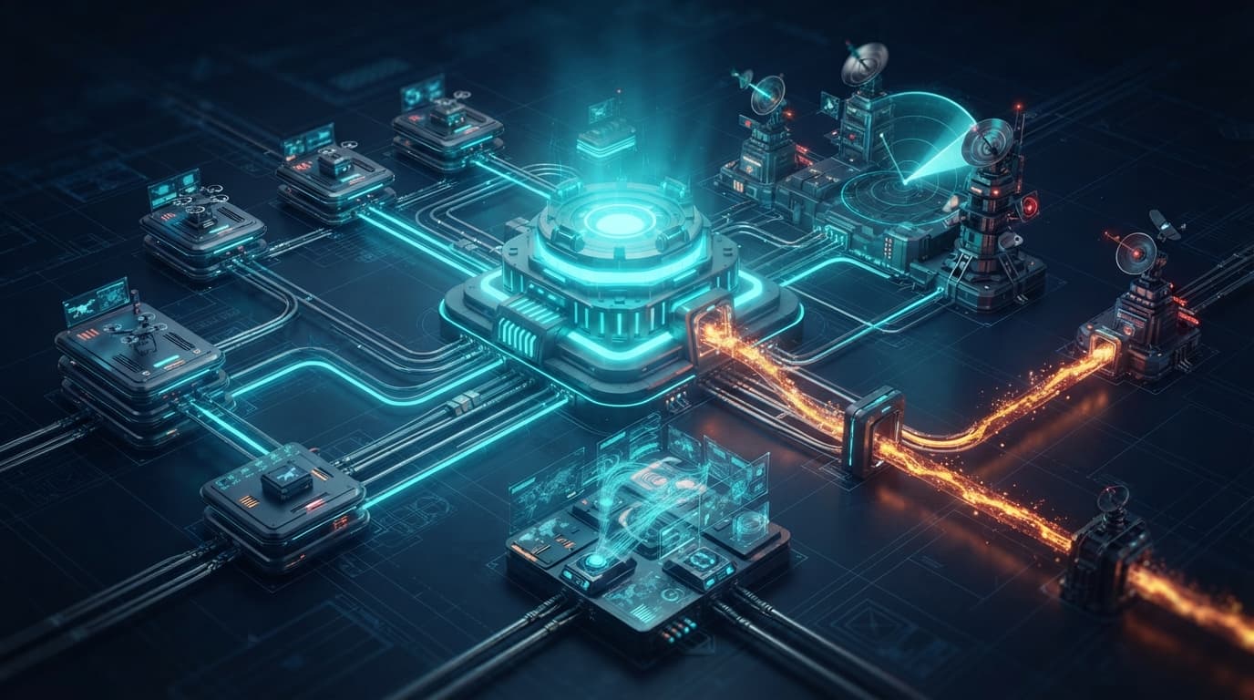 Defence technology — drone software, command and control systems, computer vision, cybersecurity and data platforms.